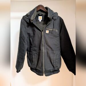 Carhartt Women’s Weathered Duck Wildwood Jacket Black Size Medium